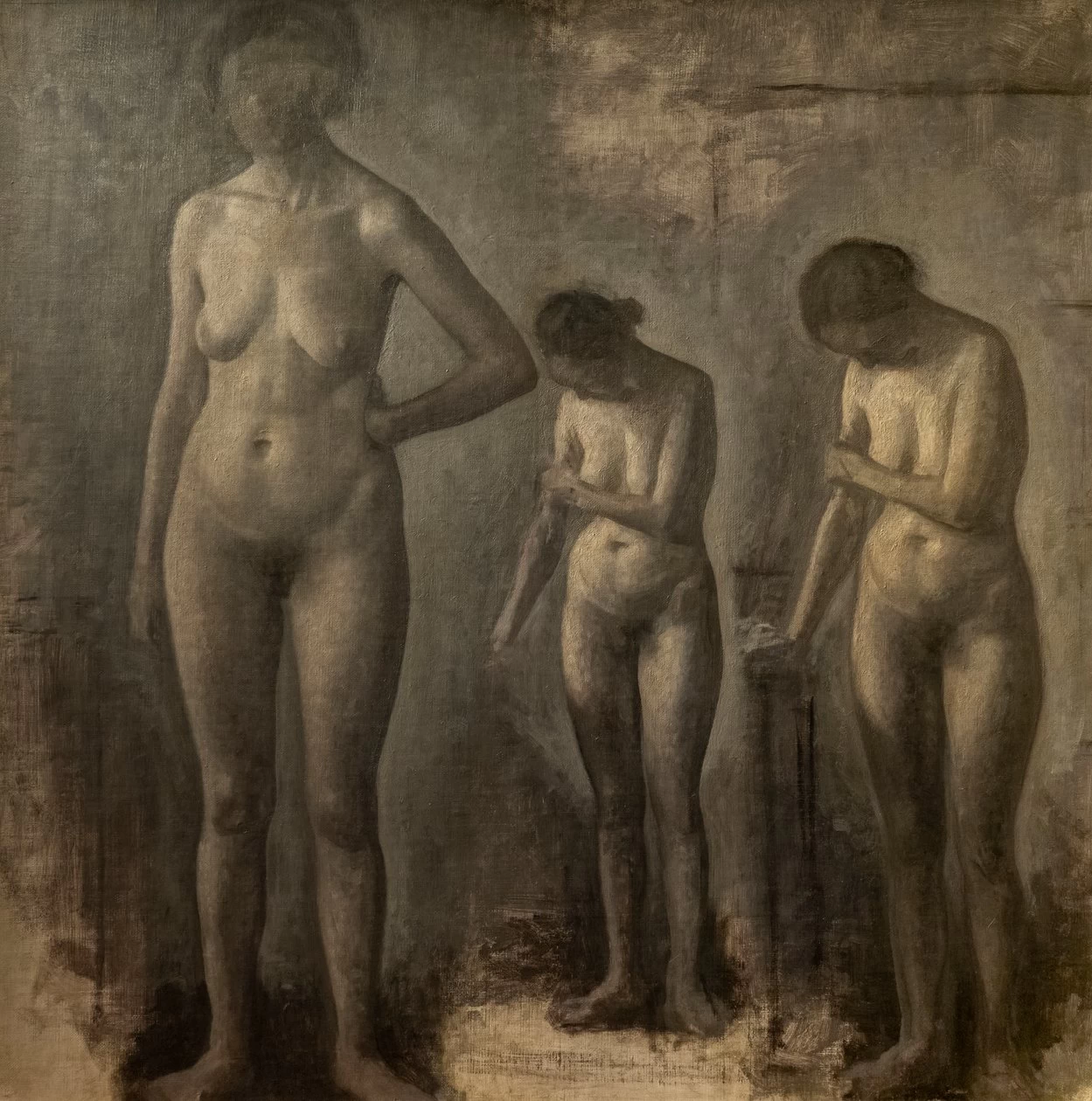 Vilhelm Hammershøi - Tre studi di nudo femminile